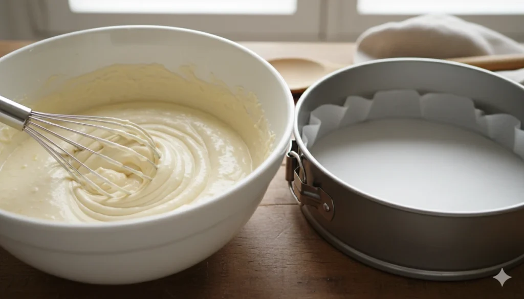 Käsekuchen ohne Boden 