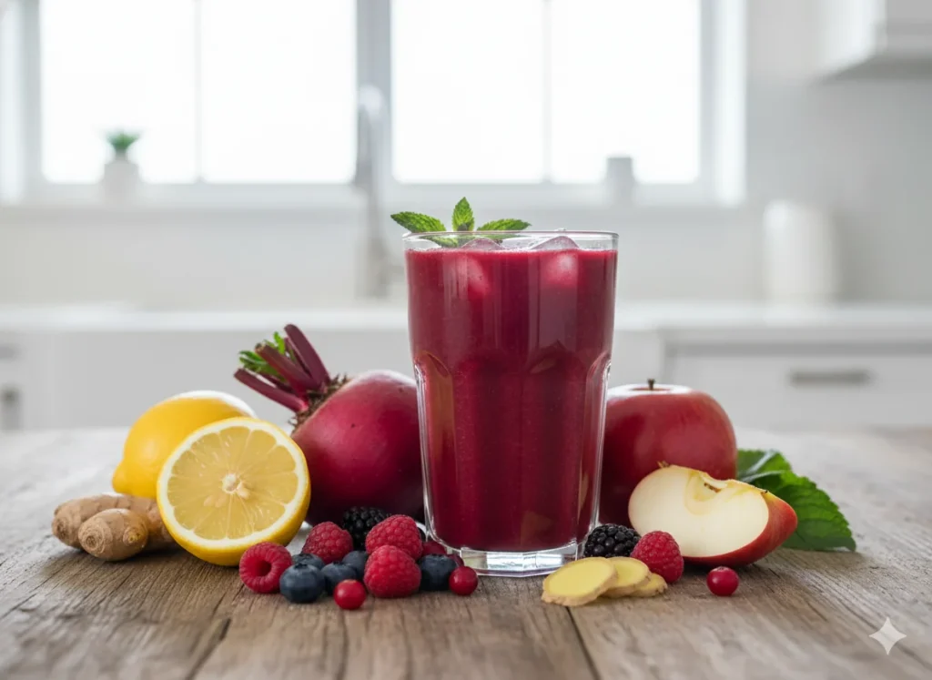 Roter Detox Smoothie