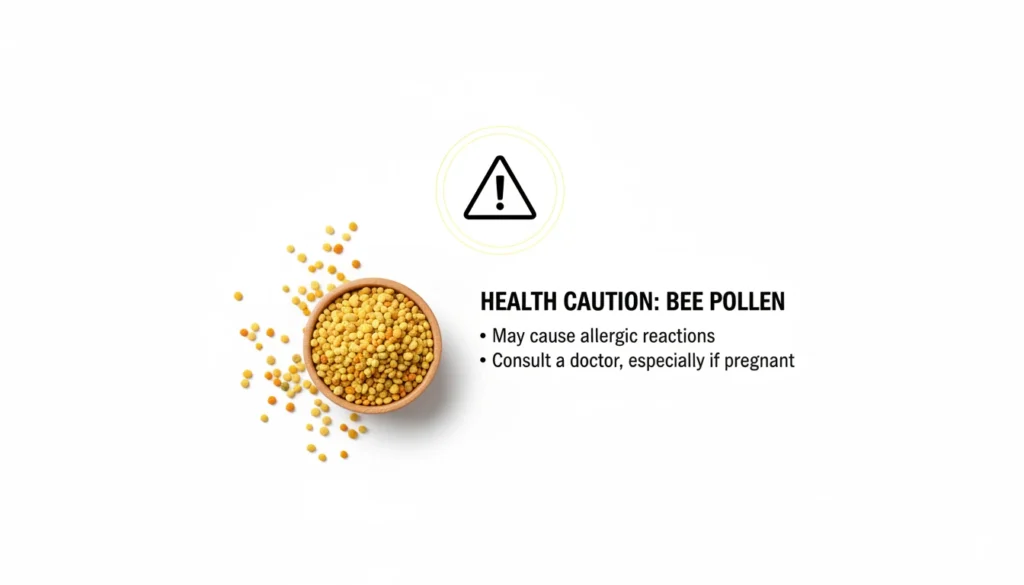 Bee pollen used as a topping on smoothie bowls, yogurt, oatmeal, and snacks.